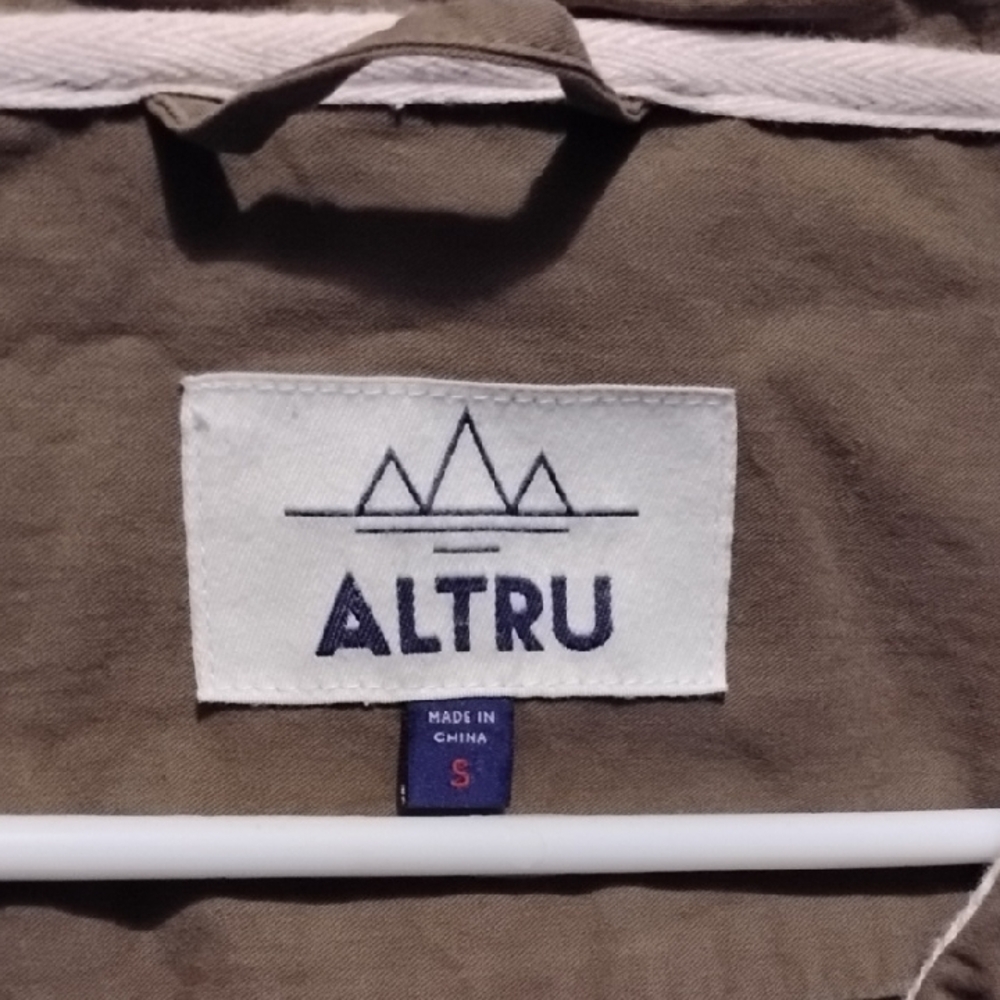 Altru Khaki Hooded Jacket With Pockets - Picture 3 of 9